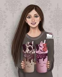 Krasivye Kartinki Photo Lyubov Girly Art Girly M Cute Girl Drawing