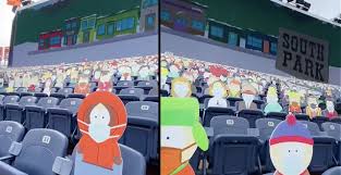The cutouts are part of the broncos' initiative to raise money for charity, according to cnn affiliate kcnc. Denver Broncos Fills Stands With South Park Characters