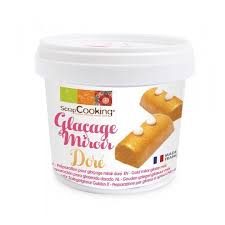Glacage Miroir Dore 220 G Scrapcooking Cuisineaddict Com Achat Vente