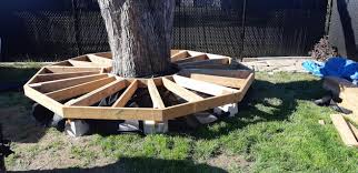 Frédéric vergniault a réalisé pour ses enfants une belle une solide assise. Petite Terrasse Autour D Un Arbre Construction Dura Build Facebook