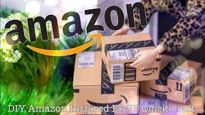 Free printables to make model and dollhouse miniatures. Diy How To Make Easy Amazon Boxes 1 6 Scale Miniature Quick Craft Youtube