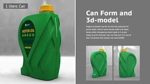 Can Form And 3d Model On Behance 3d Model Model Bottle Mockup