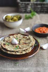 Bajra Roti Aur Lahsun Ki Chutney Pearl Millet Flatbread With Garlic Chutney Jopreetskitchen Asian Bread Recipe Garlic Chutney Flatbread