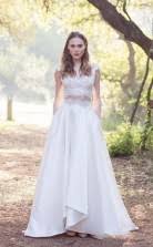 Wunderschöne brautmode und hochzeitskleider für das richtige hochzeitskleid (brautkleid oder modisches outfit). Weiss Rustikal Land Schatz Hoch Niedrig Hochzeitskleid Im Freien Gbwd184