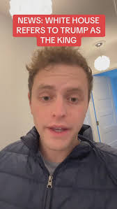 NEWS: White House refers to Donald Trump as “the king.” Follow @aaronparnas  for more news updates.