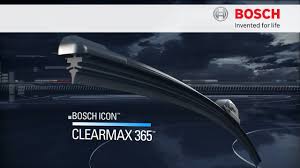 bosch icon wiper blades with clearmax 365