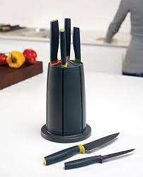 joseph joseph elevate knives carousel set assorted colours amazon co uk kitchen amp home couteau de cuisine vaisselle ustensile cuisine