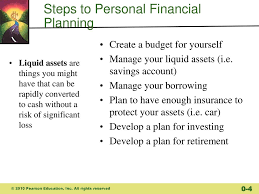 Adequate funds have to be ensured. Chapter 1 Overview Of Personal Finance C 2010 Pearson Education Inc Ppt Download