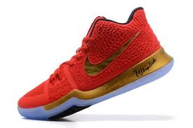 Dressed in a university red, black and team red color scheme. Nike Kyrie 3 Idae 2021