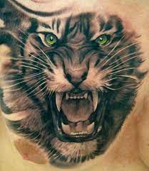 Mens Chest Tattoo Tiger Google Search Chest Tattoo Tiger Tiger Tattoo Design Tiger Face Tattoo
