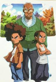 Pin By Click Clack On Lol Established Boondocks Drawings Boondocks Black Cartoon