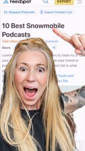 I am over the moon 🌙!! , Honoured and grateful to be top 10 BEST  SNOWMOBILE PODCASTS in the world, especially following the big boys like  The Polaris Adventure Podcast @polarissnow Open Wide with ...