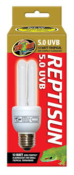 Reptisun 5 0 Mini Compact Fluorescent Zoo Med Laboratories Inc