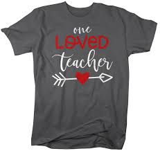 Mens Loved Teacher T Shirt Teacher T Shirts Arrow