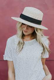 Pin By Cathy Flick On Women S Fashion Boater Hat Straw Boater Straw Boater Hat