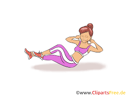 Amazing imagery for all your creative projects! Schone Sportliche Frau Treibt Sport Clipart Illustration Bild