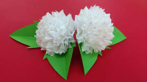 The tissue paper can be as big or as little as you want your flowers to be. How To Make Tissue Paper Flowers Making Tissue Paper Flowers Paper Flower Tutorial Youtube