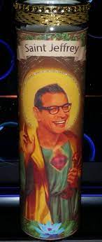 Jeff Goldblum Celebrity Prayer Saint Candle Church Styled - Etsy