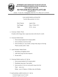 Sdn sekarjati 1 kecamatan karanganyar. Contoh Soal Ujian Praktek Bahasa Jawa Kelas 6 Sd Dapatkan Contoh