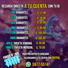 Compre diamantes de free fire em segundos! Recarga De Diamantes Free Fire Guatemala Photos Facebook