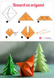 origami le renard origamis halloween coloriage de phare