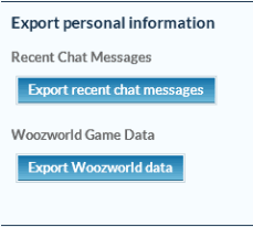 An article with the best solution i've found in php is what is a valid email address?. Woozworld Help Account And Safety How To Request My Personal Data