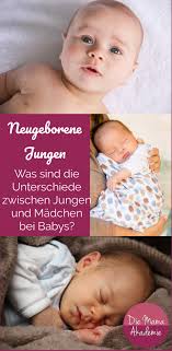 Neugeborene Jungen Was Fur Unterschiede Gibt Es Zwischen Jungen Und Madchen Die Mama Akademie Neugeborene Jungen Neugeborene Entwicklung Baby