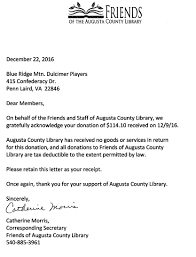 A donation many thanks letter recognizes the type doings of a donor. Library Thank You