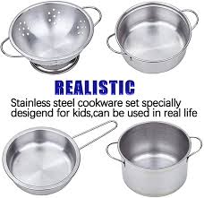 When you click on an image you can listen to the pronunciation. Amazon Com Vipamz My First Play Kitchen Pretend Cooking Toy Cookware Playset For Kids 11 Pieces Stainless Steel Pots And Pans Utensils Dishwasher Safe Toys Games