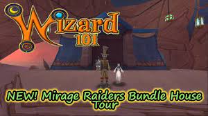 Check Out This New Bundle Thanks To Skelemystyk For The Tour Wizard101 New Mirage Raiders Bundle House Housing Tour Showcase Extr Wizard101 Mirage Tours