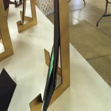 Cardboard Display Easel Def Be Making Some Of These For Next Art Show Art Classroom School Art Projects Elementary Art