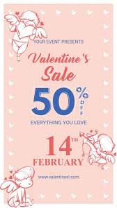 In holiday > valentine 415,927. Pink Cupid Valentine S Sale Digital Display Ad Valentine Poster Valentines Sale Valentine S Day Poster