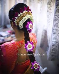 Orchid Poolajada Bridal Hair Flowers Bridal Fashion Jewelry Hindu Bride