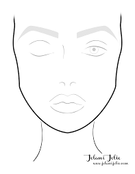 13 Free Blank Mac Makeup Chart Printable Blank Face Chart