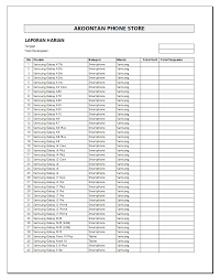 Tidak butuh modal yang besar dan tak harus sewa toko yang biasanya mahal, anda. Contoh Laporan Penjualan Harian Manual Dunia Sosial