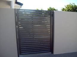 Return Fence And Aluminium Gate Moderner Zaun Gartentore Gartentor Metall
