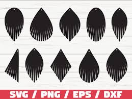 Download Fringe Earring Cut Files Cricut Graphic By Zecworkshop Creative Fabrica PSD Mockup Templates