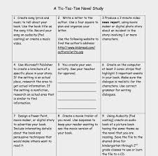 Pin On Learning Menus And Choice Boards