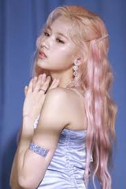 Twice Sana Feel Special Pink Hair Girl Kpop Girls