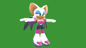 sonic adventure 2: Rouge model remake (rigged) - Download Free 3D model by  Sonicvoir (@edieleneal22) [9d86abb]