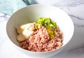 Finely dice the ham by hand, or place the ham in a food processor and pulse until finely chopped. Ham Salad Beyond The Chicken Coop