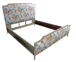 Antique bedroom furniture from henredon bedroom set, source:ebay.com. Henredon Furniture 1945 Quartz Grey Catherine King Upholstered Bed Davisqualityfurniture