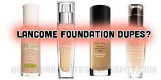 Drugstore Dupes For Lancome Foundations By Bonjour Beaute