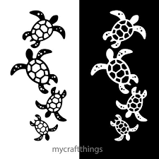 Swimming Sea Turtles Svg Turtle Tattoo Designs Turtle Silhouette Turtle Tattoo