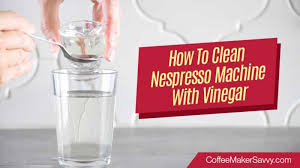 From personal experience, having dealt with plenty of different machines, we do not advise you to descale your nespresso machine (whether it be an inissia, citiz or essenza model) with white vinegar. How To Clean Nespresso Machine With Vinegar