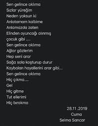 Selma Sancar Adli Kullanicinin Siirlerim Panosundaki Pin Hayaller Siir