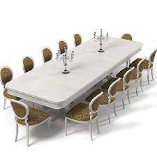 Stylish dining set featuring a large rounded table and 12 chairs. 12 Person Dining Table You Ll Love In 2021 Visualhunt