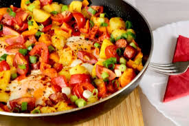 Rustikale Kartoffelpfanne Mit Pfefferbeisser Zu Faul Zum Kochen Kartoffelpfanne Einfache Gerichte Herzhaft