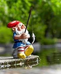 Angelnder Gartenzwerg Accessoires Gartenzwerg Zwerg Gartenfiguren