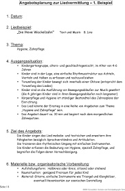 Schriftliche ausarbeitung angebot kindergarten beispiel. Arbeitsmaterial Zur Anfertigung Einer Angebotsplanung Fachbereich Musikerziehung Ausbildung Sozialassistenten Pdf Kostenfreier Download